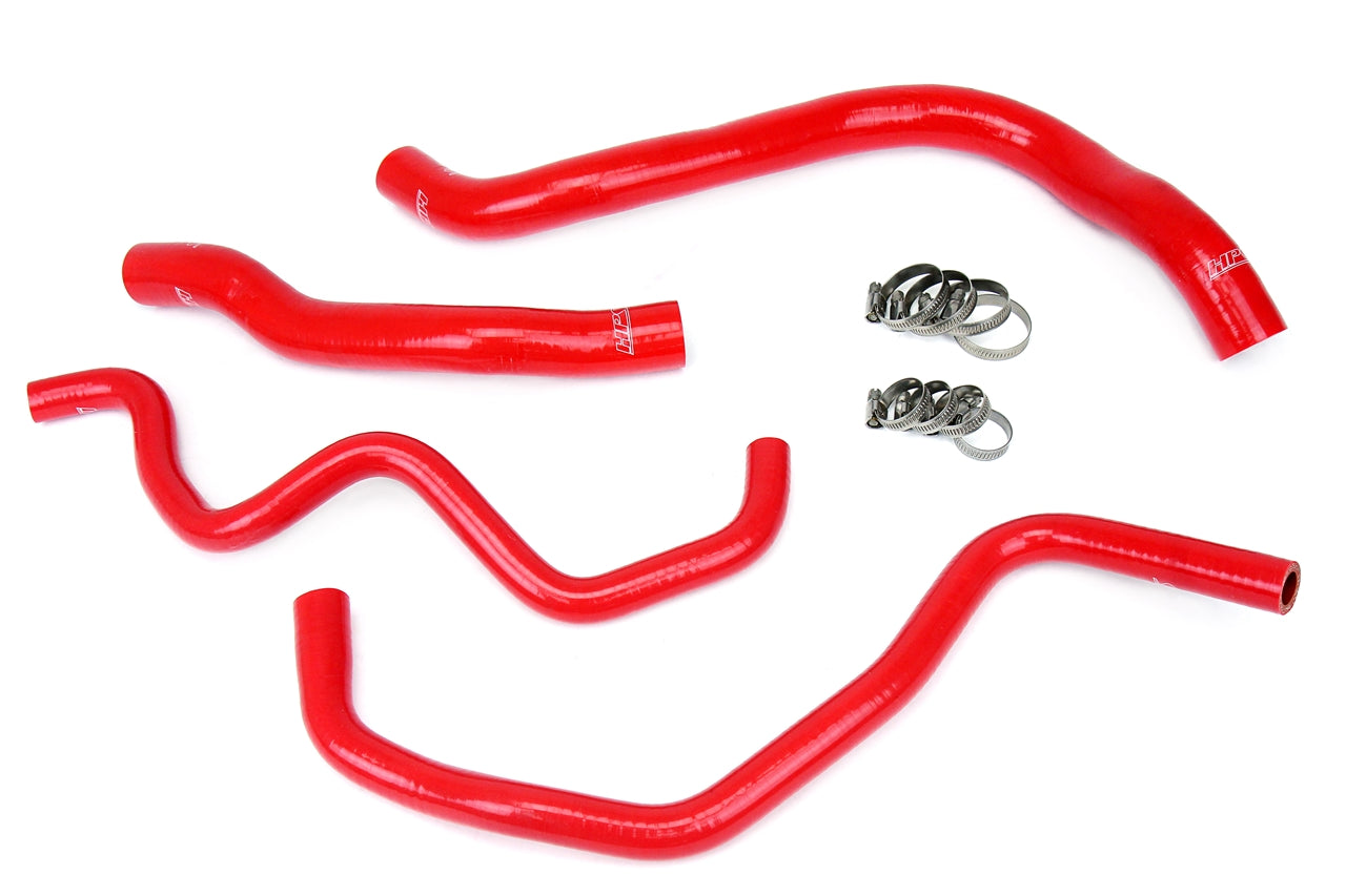 HPS シリコン ホース キット - ラジエーターおよびヒーター ホース 57-1390-RED