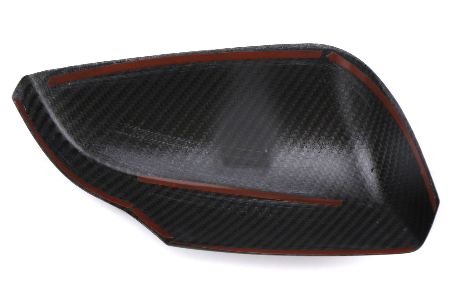 OLM ドライカーボンミラー用カバー(ウインカー穴付き) - グロスカーボンファイバー - 2015-2021 スバル WRX / STI(ウインカー穴付き)