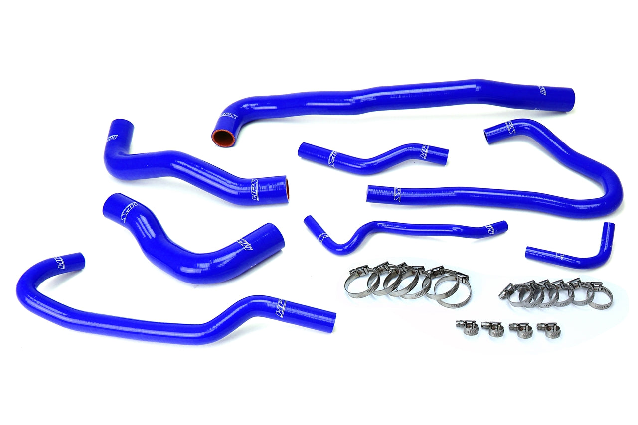 HPS シリコン ホース キット - ラジエーターおよびヒーター ホース 57-1546-BLUE