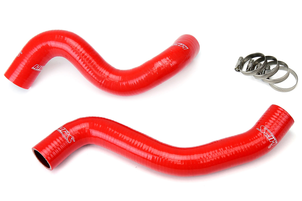HPS ラジエーター ホース キット - 2005-2010 サイオン tC (57-1058-RED)