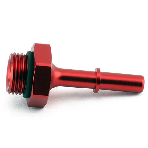 Hybrid Racing プッシュオン フューエル フィッティング | 2001~2005 ホンダ シビック Si、2002~2006 アキュラ RSX (HYB-QDF-01-12)