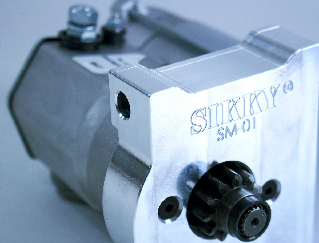 Sikky Manufacturing - 汎用 高トルク ロープロファイル LSエンジンスターターモーター (SM-SK-01)