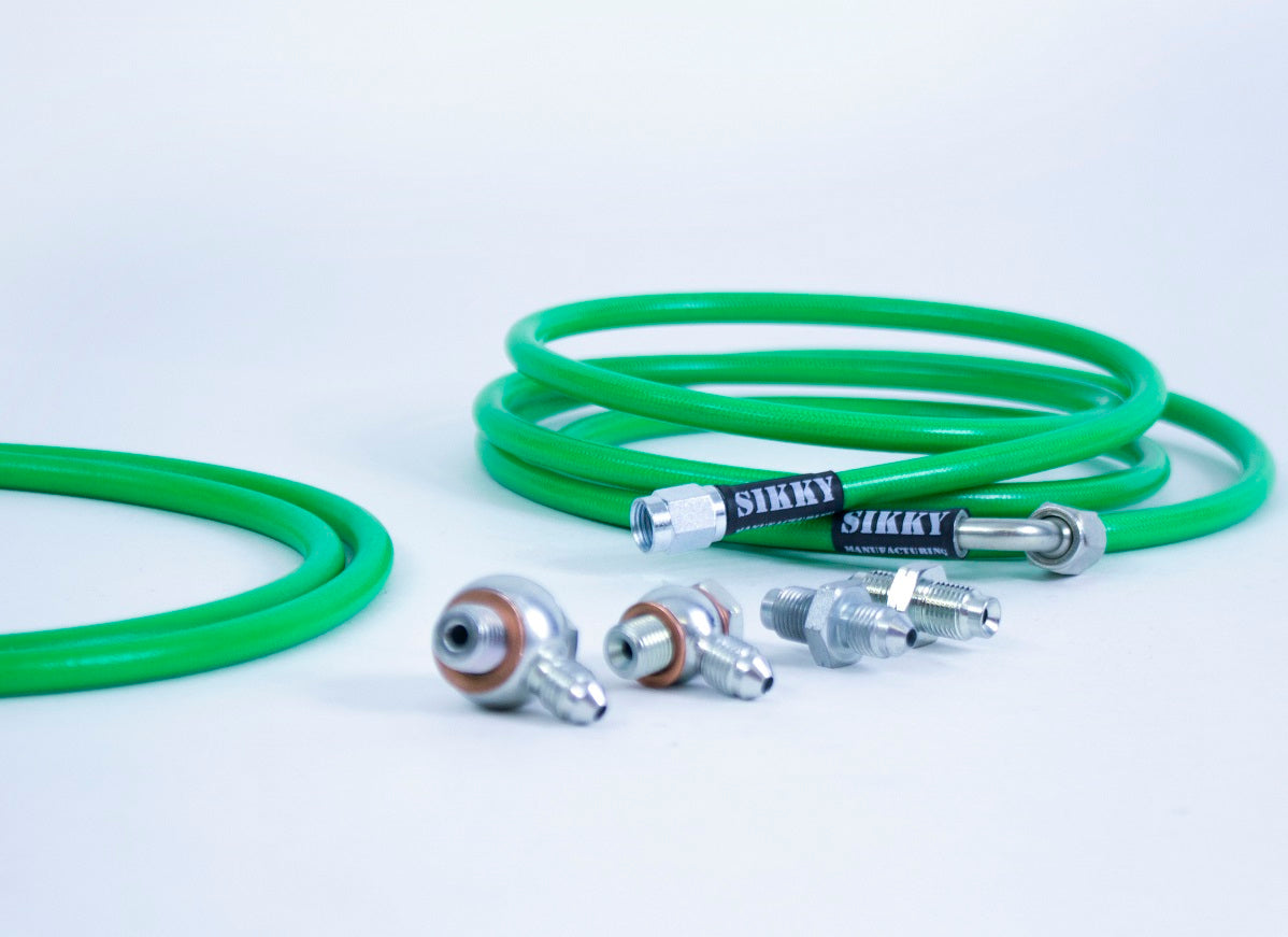 Sikky Manufacturing - ニッサン Z33 / V35 / インフィニティ G35 リバースマウント油圧サイドブレーキラインキット (HLK-04RM)