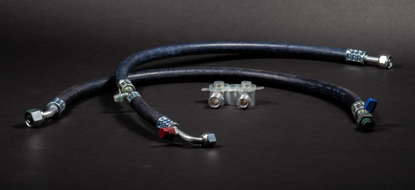 Sikky Manufacturing - BMW E30 LS1スワップ エアコンラインキットアセンブリー (SM-ACE30-LS1)