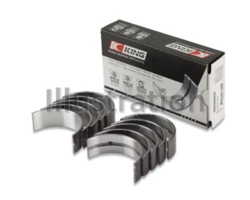 King Engine Bearings +.50 オーバーサイズ メイン ベアリング セット | 1997 - 2001 アウディ A4 (MB5566AM0.5)