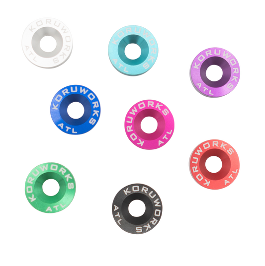 KoruWorks(コルワークス) 汎用 M6 ビューティーワッシャー&ボルト(6個パック)