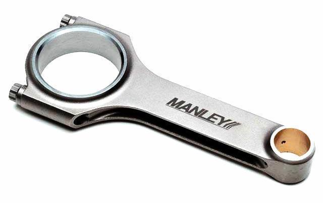 Manley Performance H タフビーム 5.656 インチ L コネクティングロッド - シングル | 2008-2015 三菱ランサーエボリューション X (15029-1)