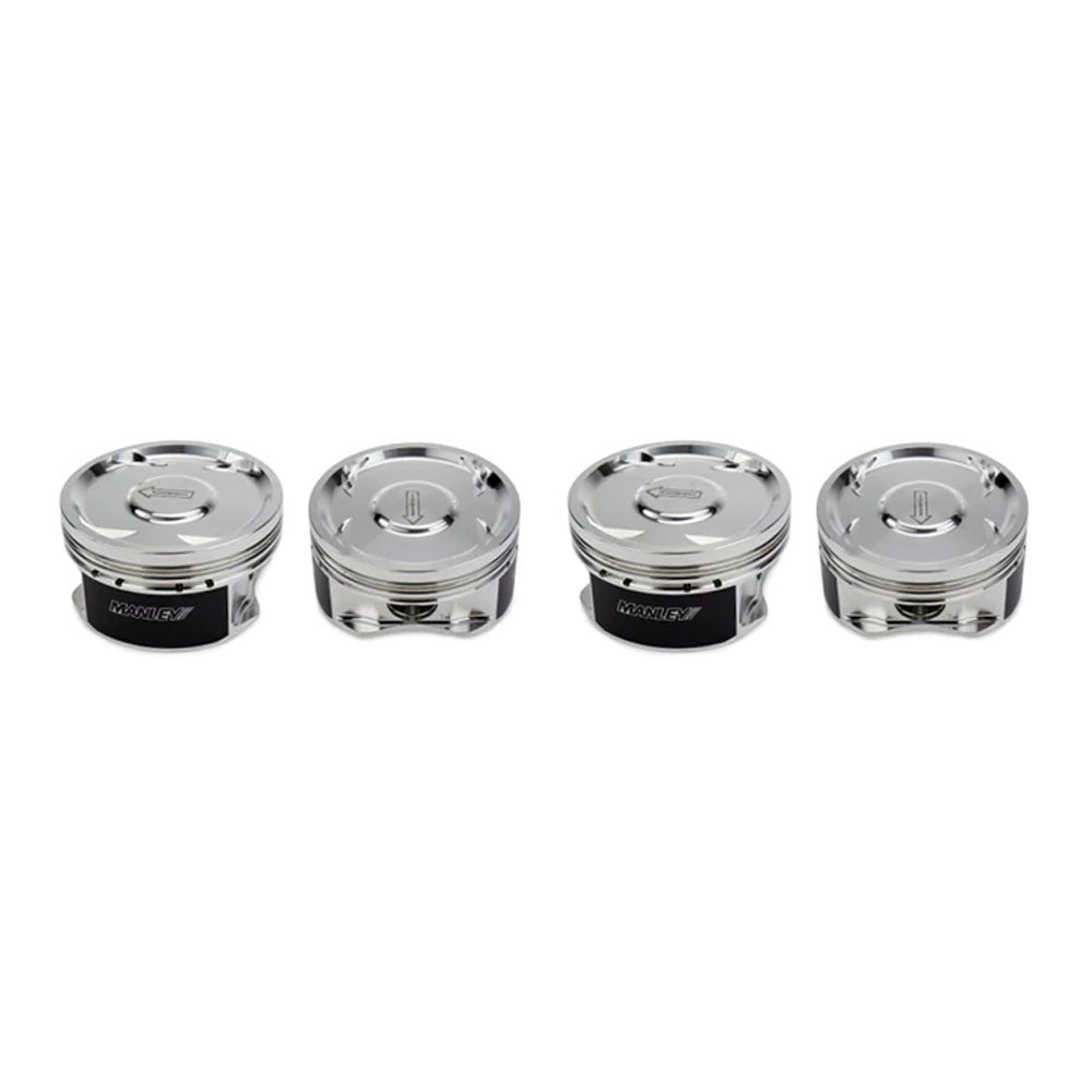 Manley Performance 86mm スタンダード ボア 8.5:1 ディッシュ ピストン セット (リング付き) |複数日産 / インフィニティ 適合品 (638000C-4)