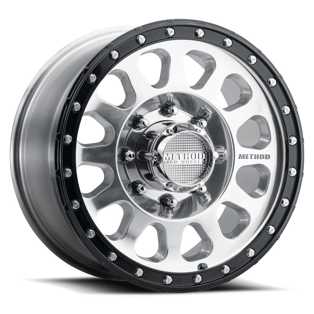 Method Race Wheels 315 | ポリッシュド - グロスブラックリップ