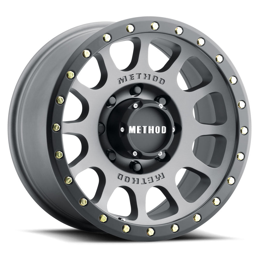 Method Race Wheels 305 | NV | チタニウム - マットブラックリップ