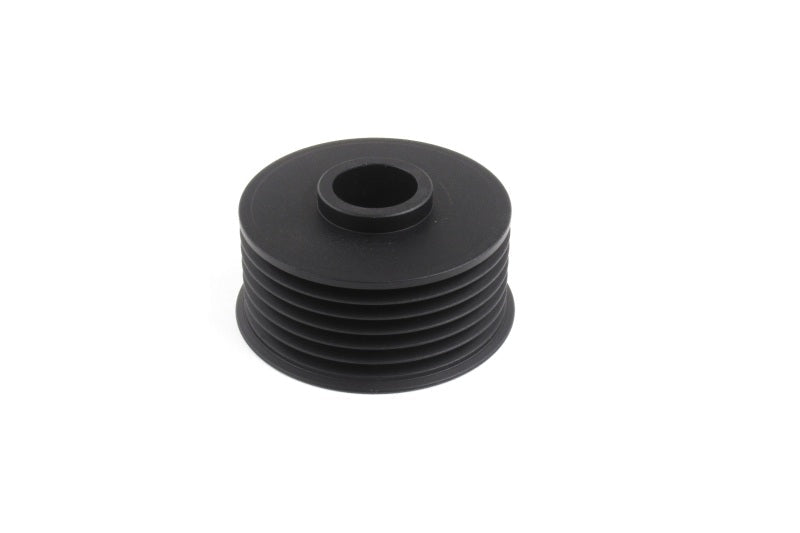 Perrin オルタネータープーリー - ブラック | 2022+ スバル WRX および 2014-2018 スバル フォレスター XT (PSP-ENG-121BK)