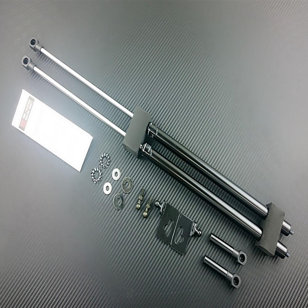 P2M ブラック ボンネット ダンパー | 1995-1998 日産 S14 240SX (P2-BHDNS14-TP)