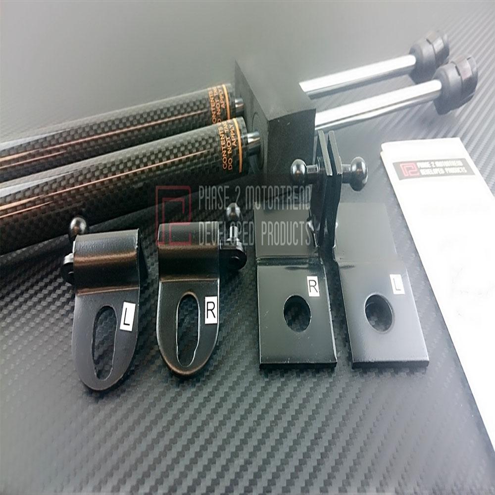 P2M カーボンエンジンフードダンパー | 2013-2021 サイオン FR-S/スバル BRZ (P2-CHDTYZN6-TP)