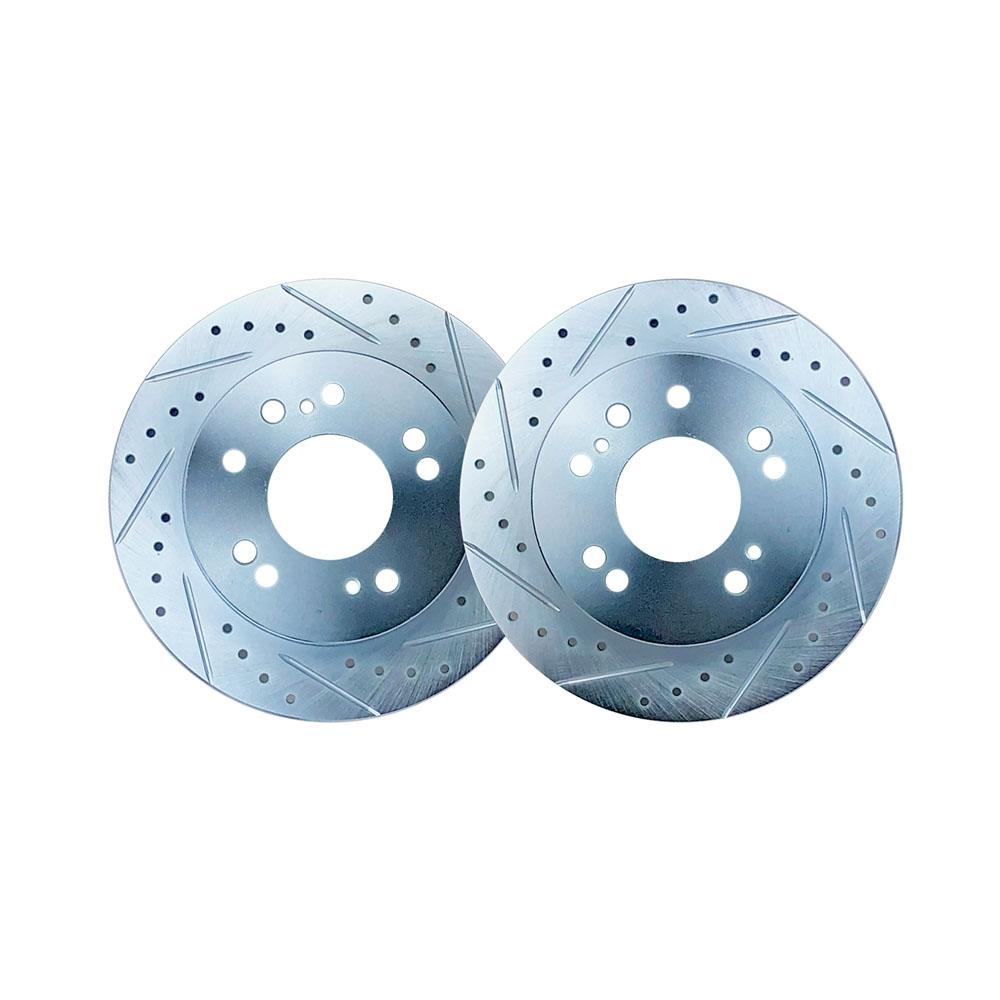 P2M スロット/ドリルド リア ブレーキ ローター | 1989-1998 日産 240SX (P2-S1314RBKR)