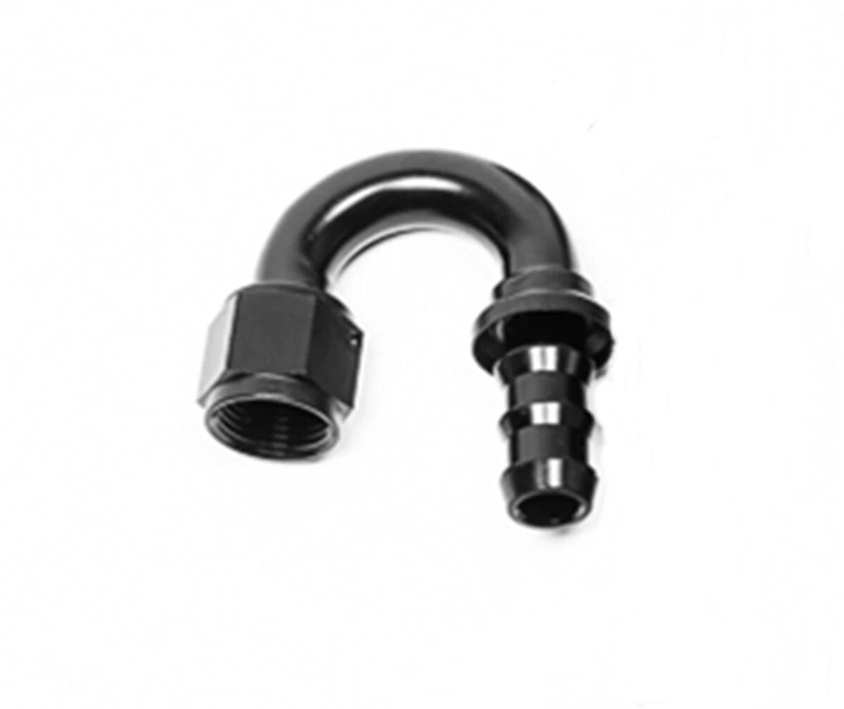 Radium Engineering -6AN 180度 プッシュロックホースエンド