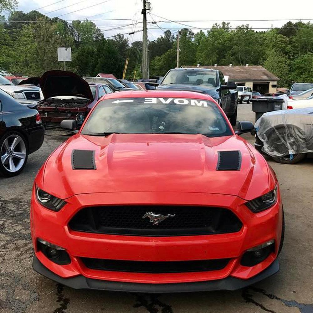 Verus Engineering ボンネットルーバーキット - GTボンネット対応品 | 2015-2021 フォード マスタング S550 (A0101A)