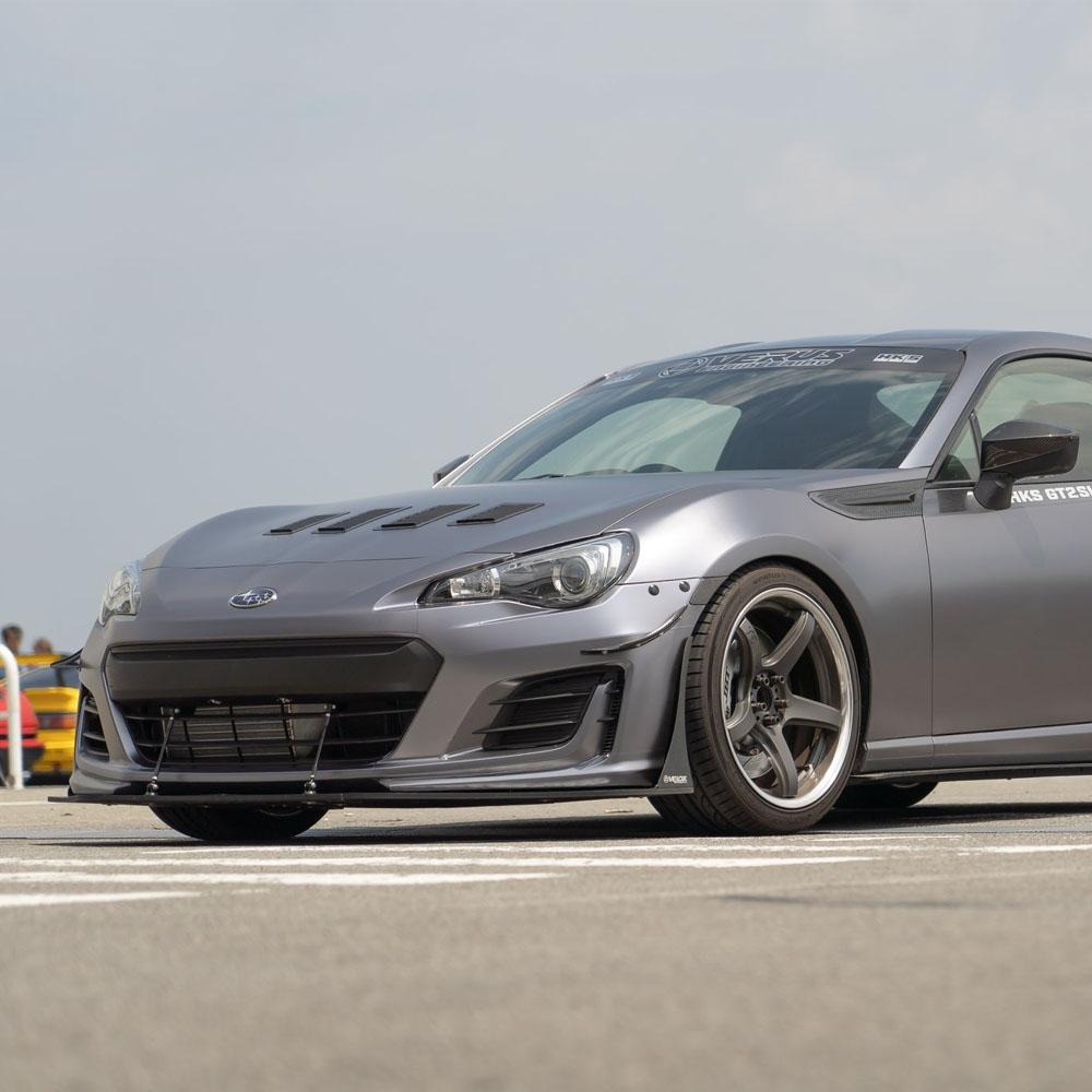 Verus Engineering ツーピースフロントスプリッター | 2017-2021 スバル BRZ / トヨタ 86 (A0202A)