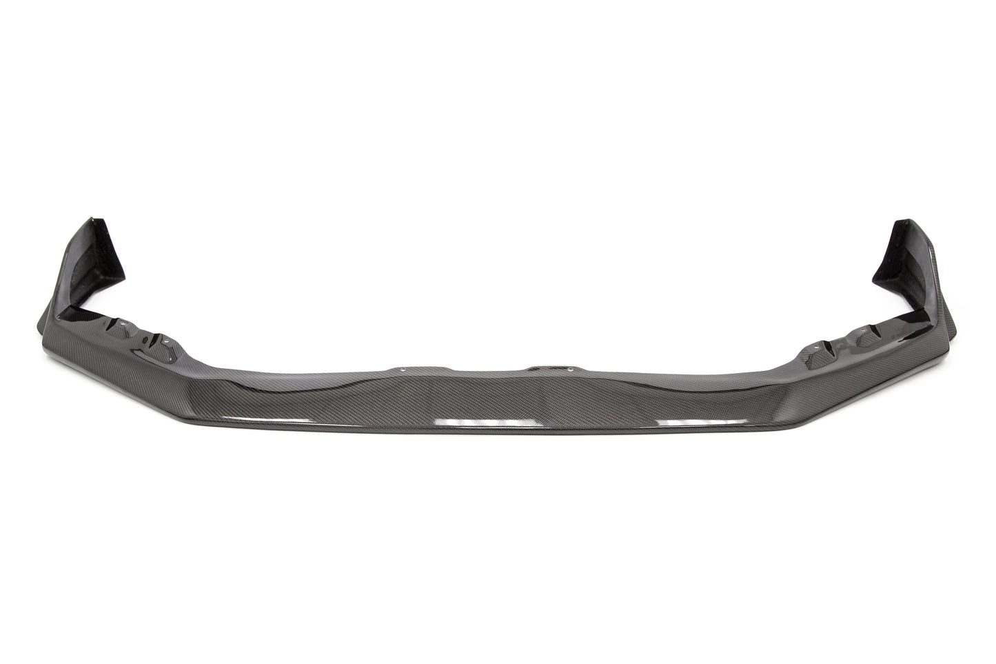 OLM S208スタイル カーボンファイバー フロントバンパーリップ - 2015-2021 WRX/STI