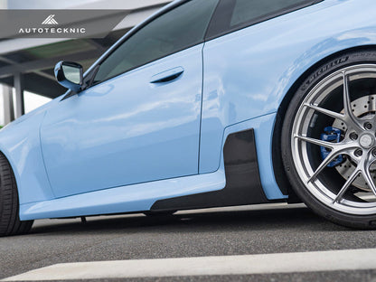 AutoTecknic G87 M2 ドライカーボン サイドスカート ウィングレットセット