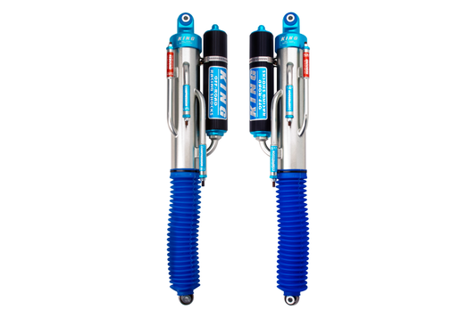 King Shocks フォード F150 ラプター 4WD 2010-2014年式 リア 直径3.0インチ バイパスピギーバックショック 標準フィン付きリザーバー（ペア）