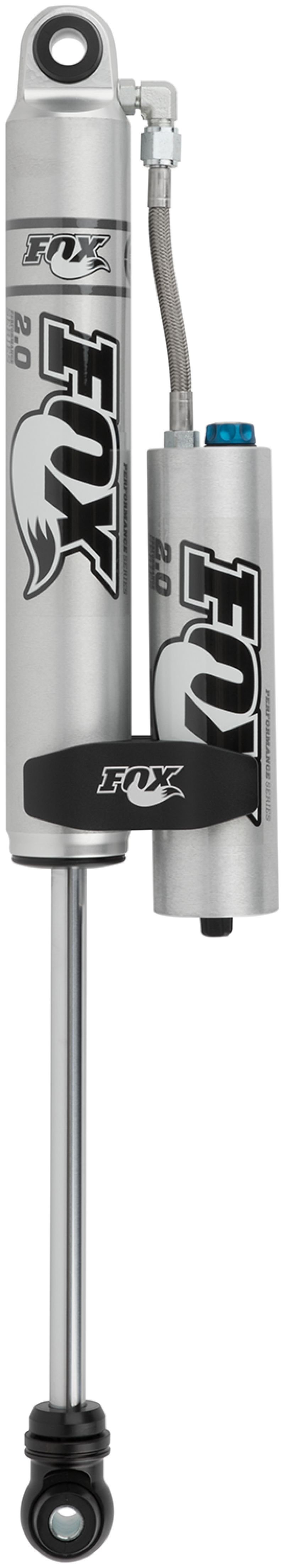Fox 99-04 Ford SD 2.0 パフォーマンスシリーズ 9.6インチ（約244mm）スムースボディ R/R フロントショック w/CD 調整式 / 1.5-3インチ（約38-76mm）リフト