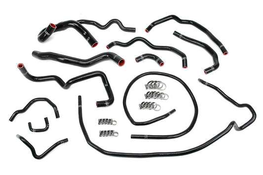 HPS シリコン ホース キット - ラジエーターおよびヒーター ホース 57-1512-BLK