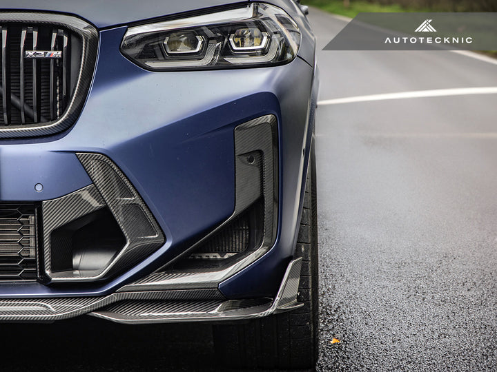 AutoTecknic F97 X3M / F98 X4M LCI カーボンフロントバンパーエアベントセット