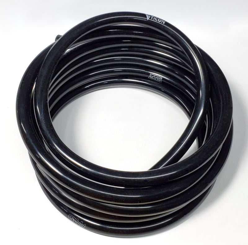 Ticon Tig Aesthetics シリコン アルゴンホース 6mm 長さ10フィート(約3m) (ブラック)