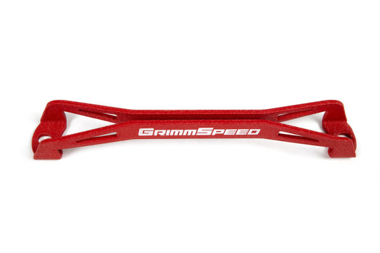 GrimmSpeed 軽量バッテリーステー レッド | スバル 2008-2018年 WRX / STI