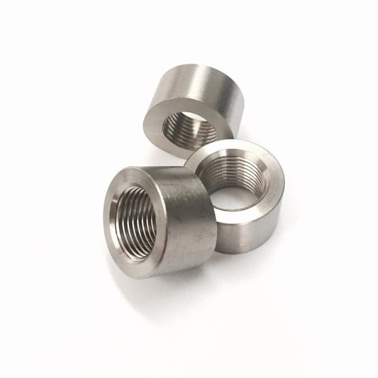 Ticon チタン センサーバング 3/8NPT 外径1.5〜5インチ(約38〜127mm)パイプ用 R加工エンド