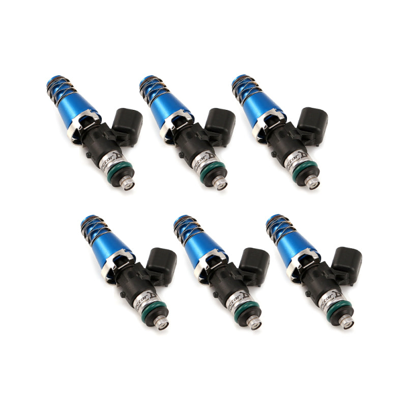 Injector Dynamics 1750-XDS - 60mm 長さ - 11mm ブルートップ - 14mm 下部Oリング（6個セット）