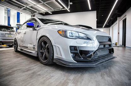 OLM OEスタイル ミラーカバー（ウィンカー穴付き）- ライトニングレッド - 2015-2021 スバル WRX / STI / 2015-2017 クロストレック用