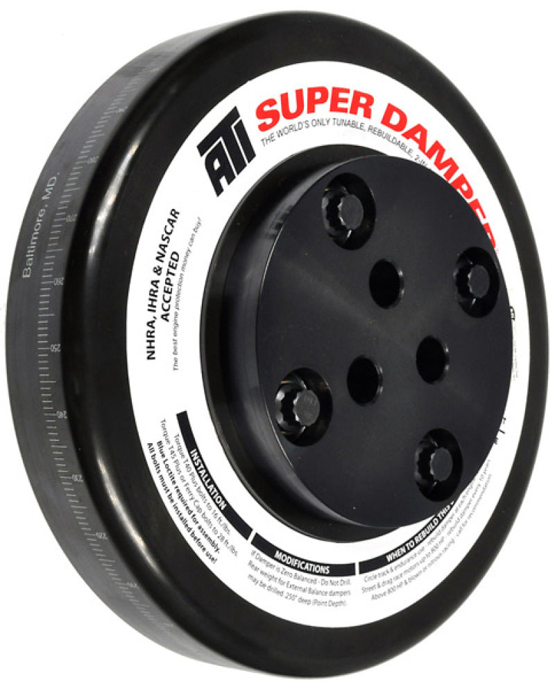 ATI ダンパー - 8.074インチ（約205mm） - スチール製 - インターナショナル 640 ディーゼルトラクター用 - 3リング - ディーゼル車用