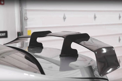 OLM DLスタイル カーボンファイバー グースネックスポイラー - 2013-2016年 Scion FR-S / 2013-2021年 BRZ / 2017-2020年 Toyota 86用