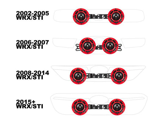 GrimmSpeed BroTie ヘラホーン取付ブラケット | スバル 2002-2021年 WRX / 2004-2021年 STI