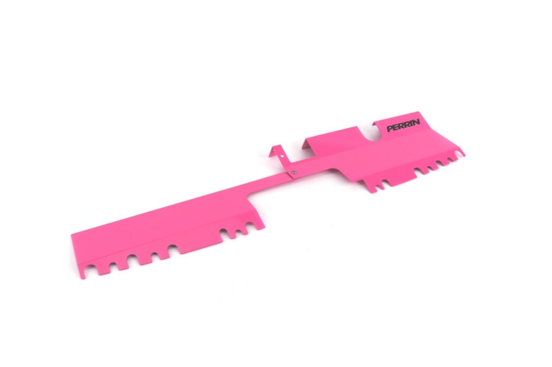 Perrin 15-21 Subaru WRX/STI VA ラジエーターシュラウド（純正インテークスクープ装着車用）- ハイパーピンク