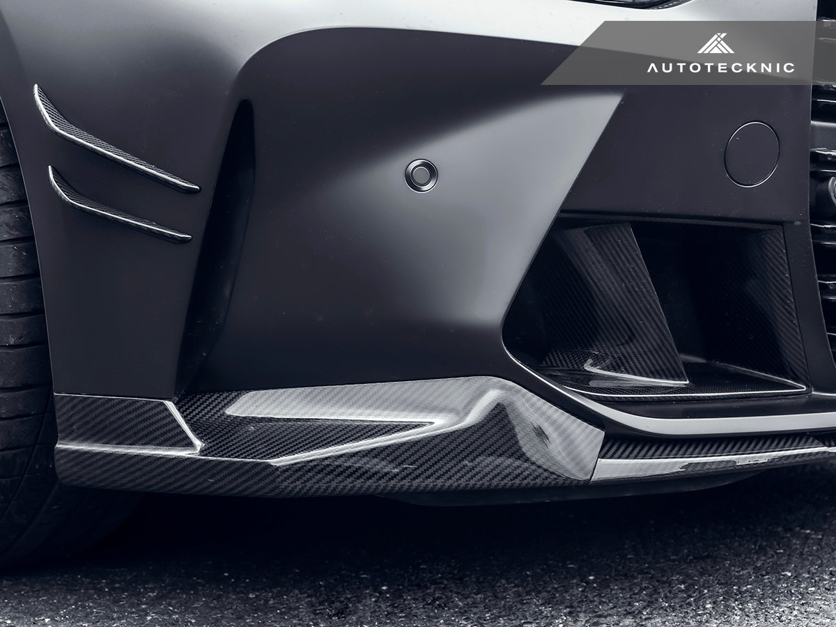 AutoTecknic G8X M3 / M4 ドライカーボン フロントバンパーベントセット