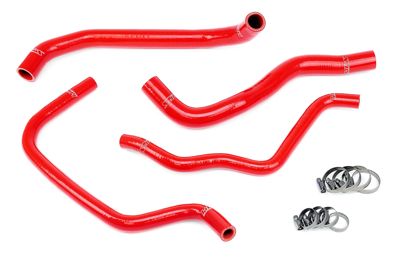 HPS シリコン ホース キット - ラジエーターおよびヒーター ホース 57-1389-RED