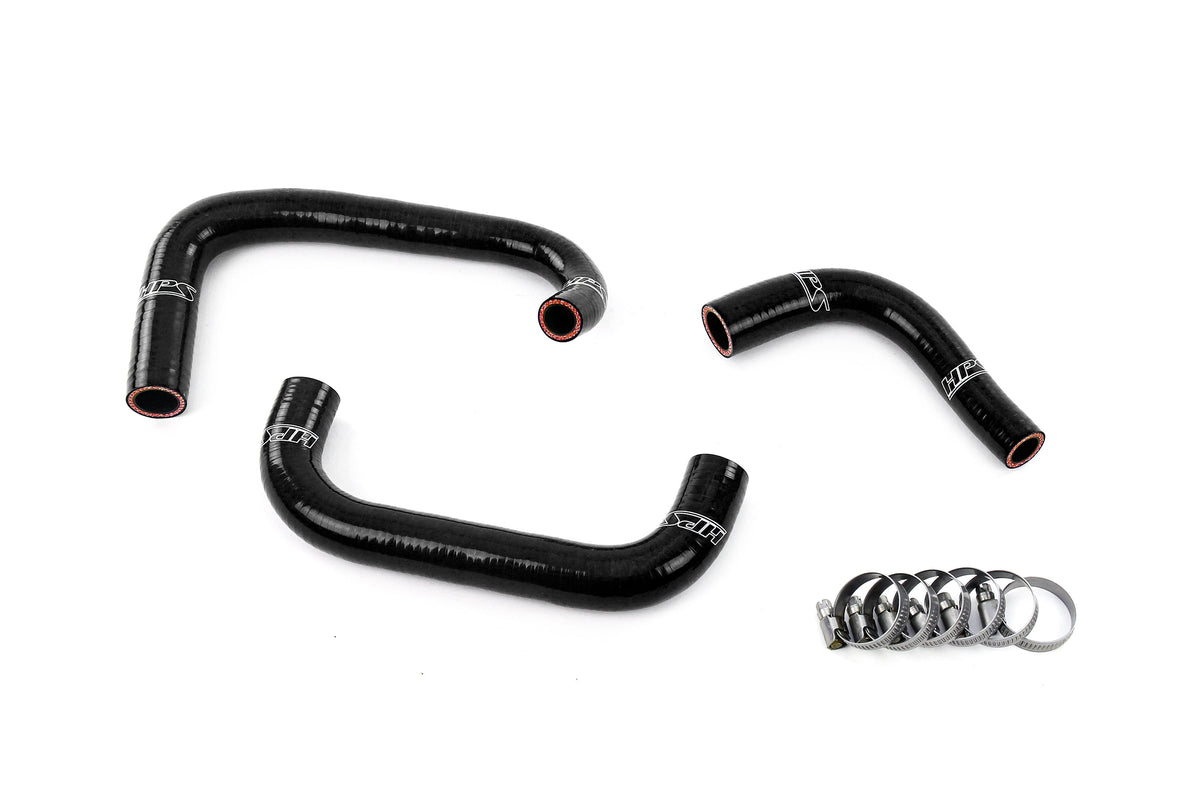 HPS ブラック シリコン ブリーザー ホース キット - 1995-1998 日産 BCNR33 スカイライン GT-R RB26DETT(57-2100-BLK)