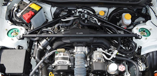 GrimmSpeed ストラットタワーバー ブラック | スバル 2013-2021年 BRZ / トヨタ 2017-2021年 86 / サイオン 2013-2016年 FR-S