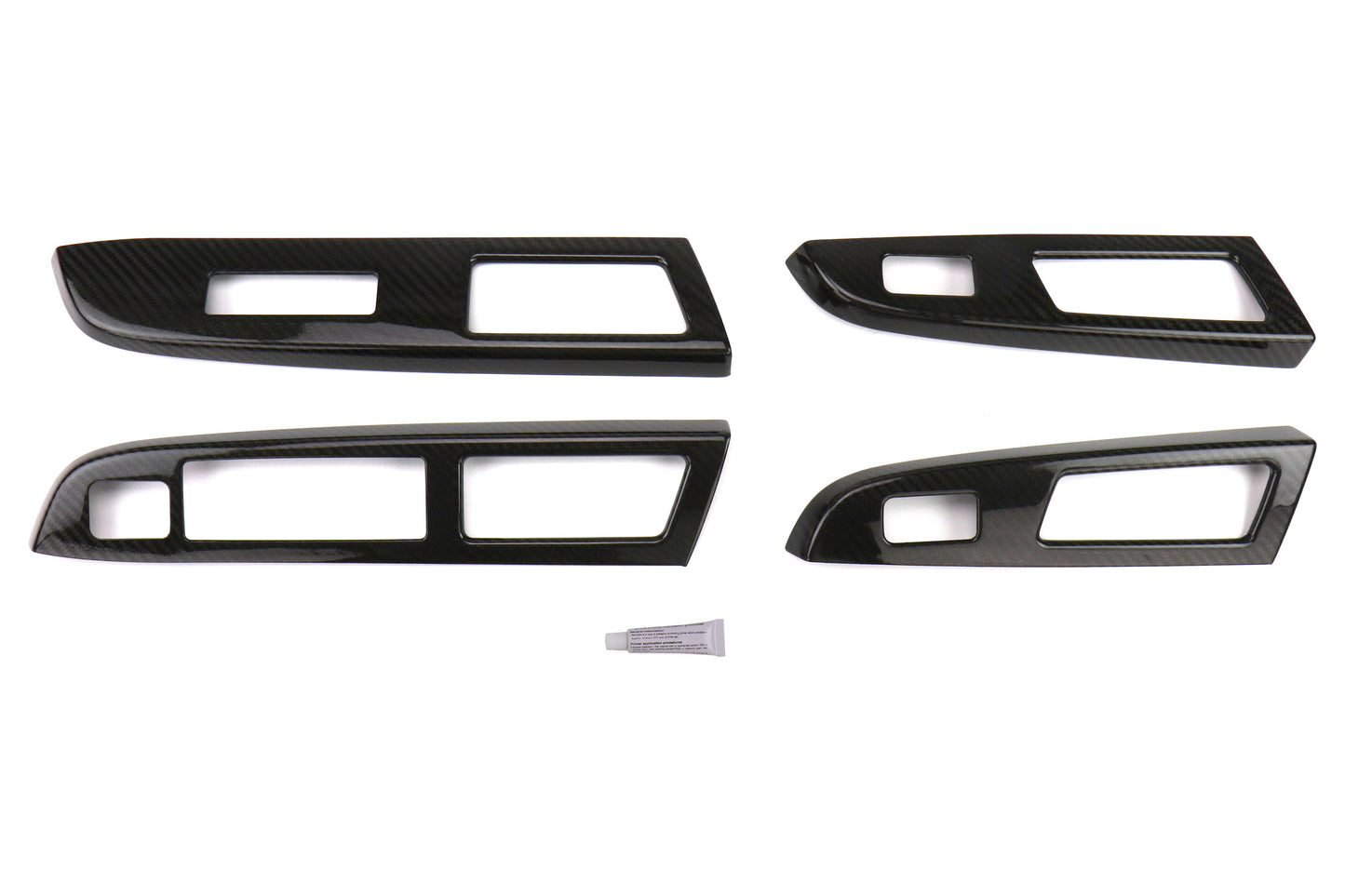 OLM カーボンファイバー スイッチパネルカバー - 2015-2016 WRX / 2015-2016 STI用