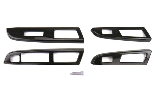 OLM カーボンファイバー スイッチパネルカバー - 2015-2016 WRX / 2015-2016 STI用