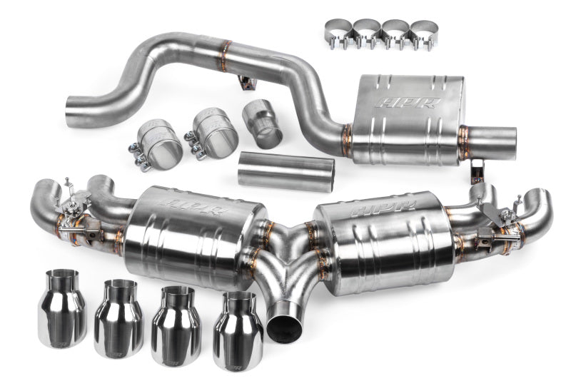 APR 2018-2019 フォルクスワーゲン Golf R (MK7.5) キャットバックマフラーシステム(*触媒以降)