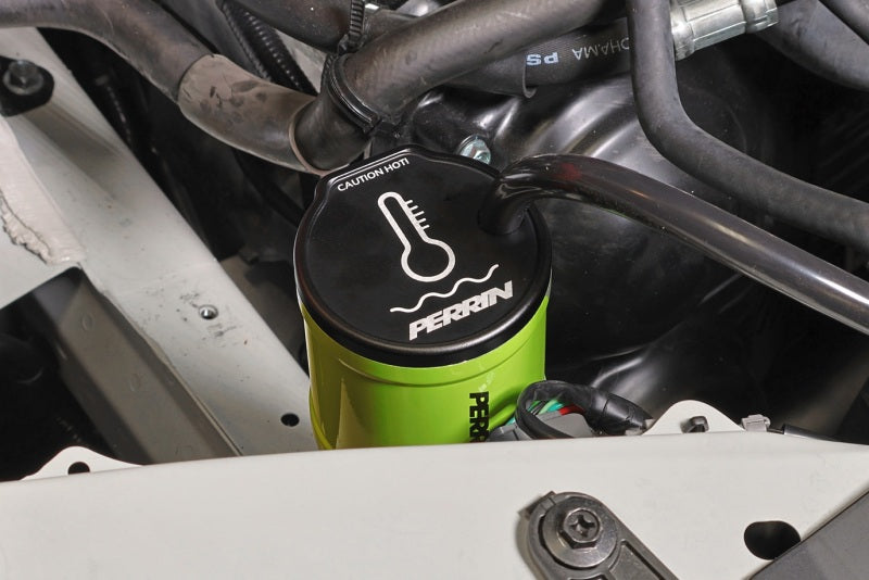 Perrin 02-26 Subaru WRX / 04-21 STI / 13-26 BRZ/GR86/FRS/86 クーラントオーバーフロータンク - ネオンイエロー