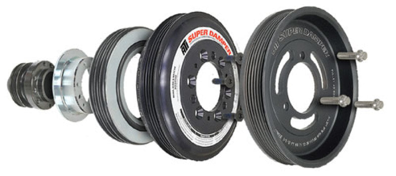 ATI ダンパー - 7.525インチ（約191.3mm） - アルミ製 - 4溝＆3溝 - GM L86 6.2 V8用