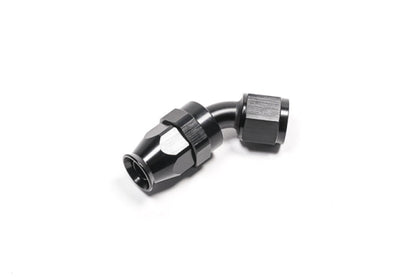 Radium Engineering -8AN 45度 PTFE ホースエンド - ブラック