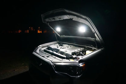 KC HiLiTES Cyclone 2インチ LED ユニバーサルエンジンルームライトキット（2個のCycloneライト/スイッチ/配線付属）