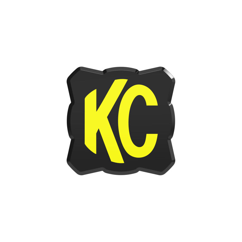 KC HiLiTES FLEX ERA 1 シングルライトカバーのみ（ブラック／イエローKCロゴ）