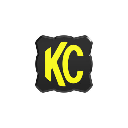 KC HiLiTES FLEX ERA 1 シングルライトカバーのみ（ブラック／イエローKCロゴ）