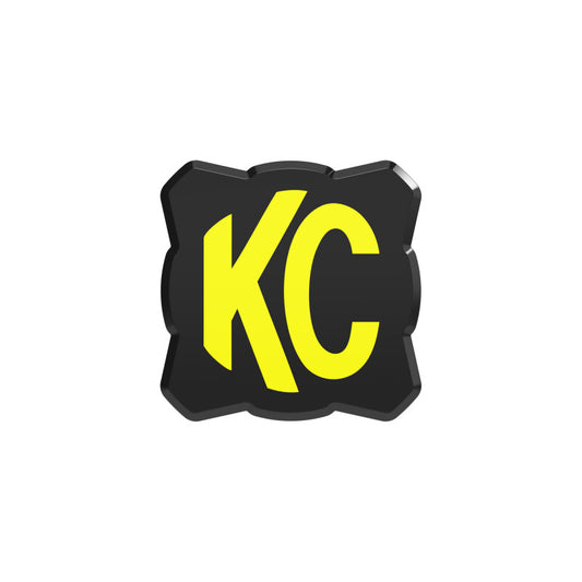 KC HiLiTES FLEX ERA 1 シングルライトカバーのみ（ブラック／イエローKCロゴ）